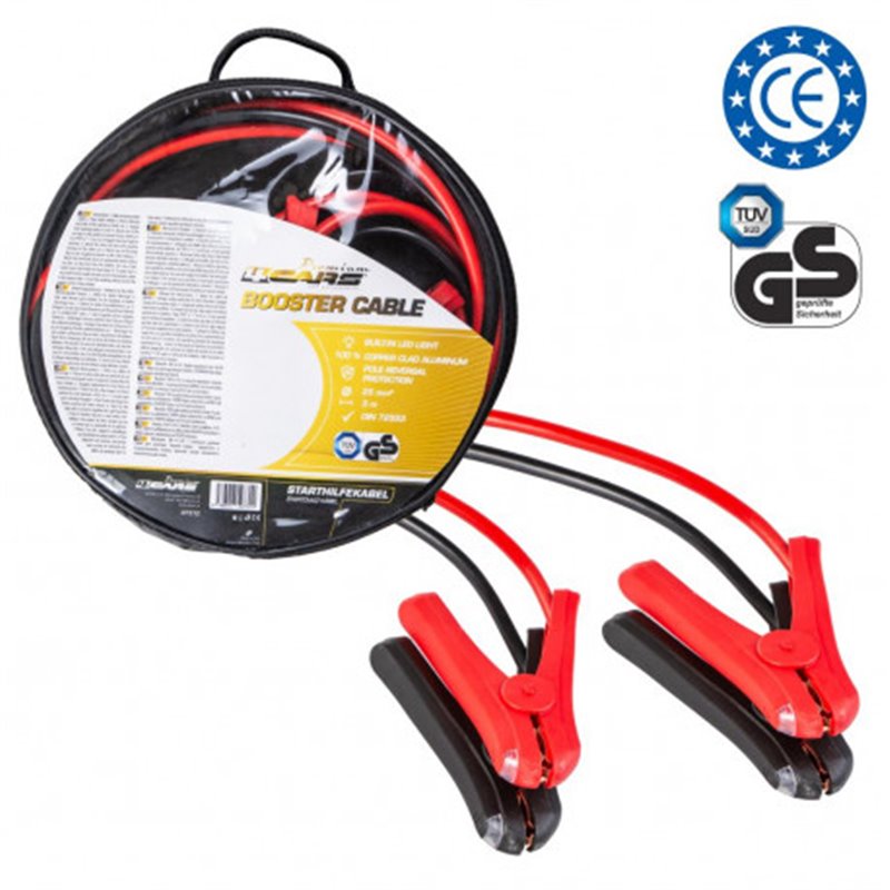 Trebor Štartovacie káble 16mm2 3m LED svetlo 97310