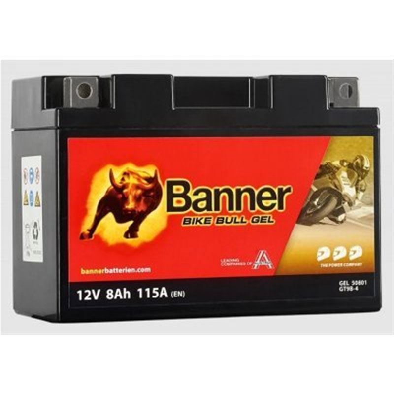 Banner Bike Bull GEL 8Ah motobatéria 12V115A GT98-4 508 01