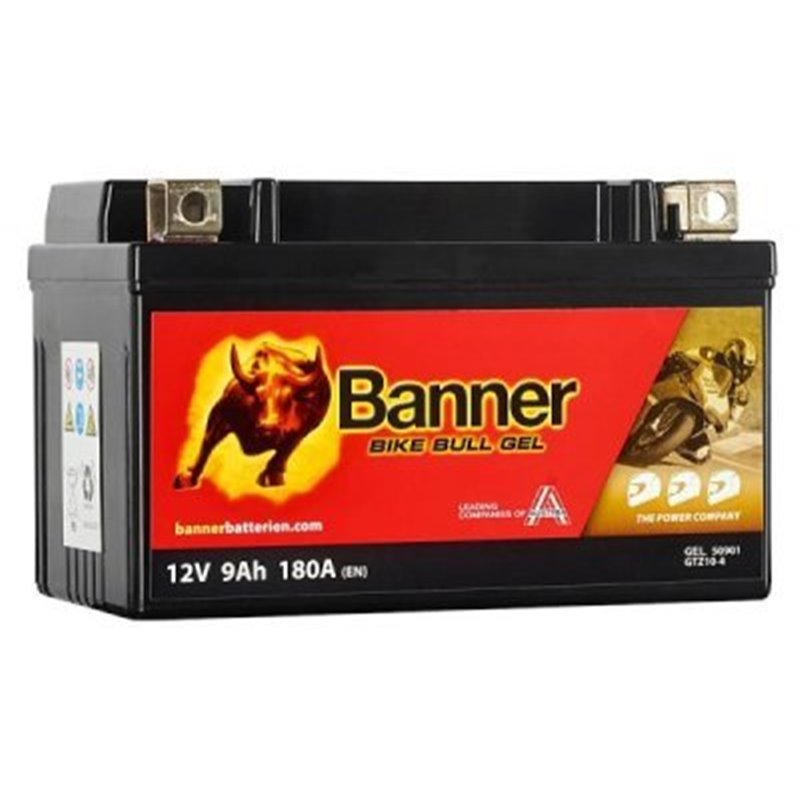 Banner Bike Bull GEL 9Ah motobatéria 12V180A GTZ10-4 509 01