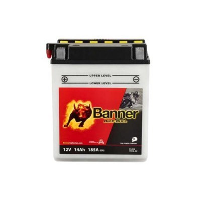 Banner Bike Bull 14AH motobatéria 12V185A YB14-A2 51412