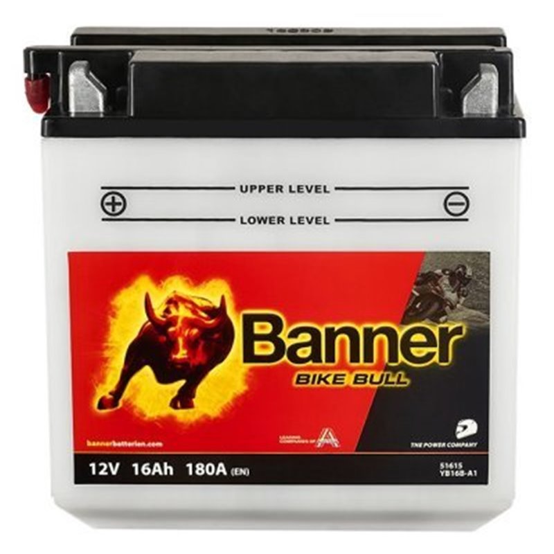 Banner Bike Bull 16AH motobatéria 12V180A YB16B-A1 51615