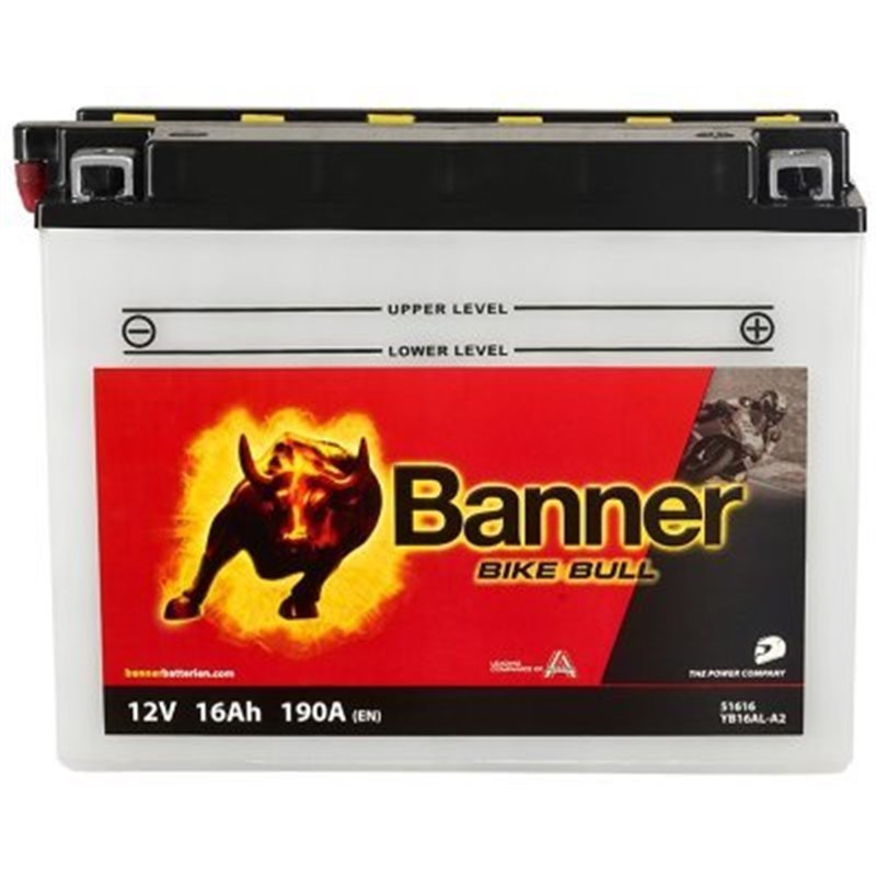 Banner Bike Bull 16AH motobatéria 12V 190AYB16AL-A2 51616