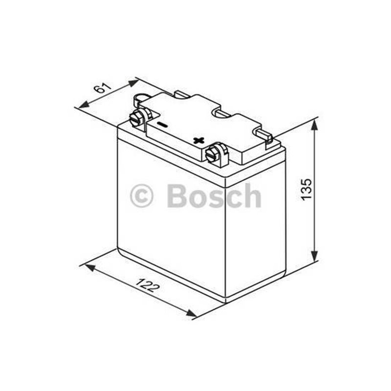 Bosch motobatéria 0 092 M4F 120