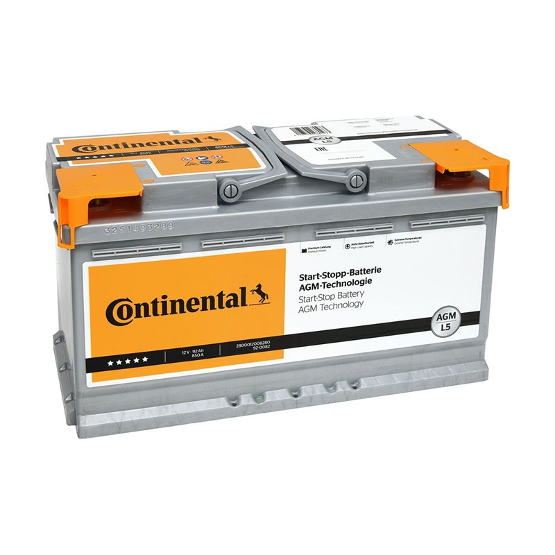 CONTINENTAL AGM L5 92Ah autobatéria 12V, 850A , 2800012008280