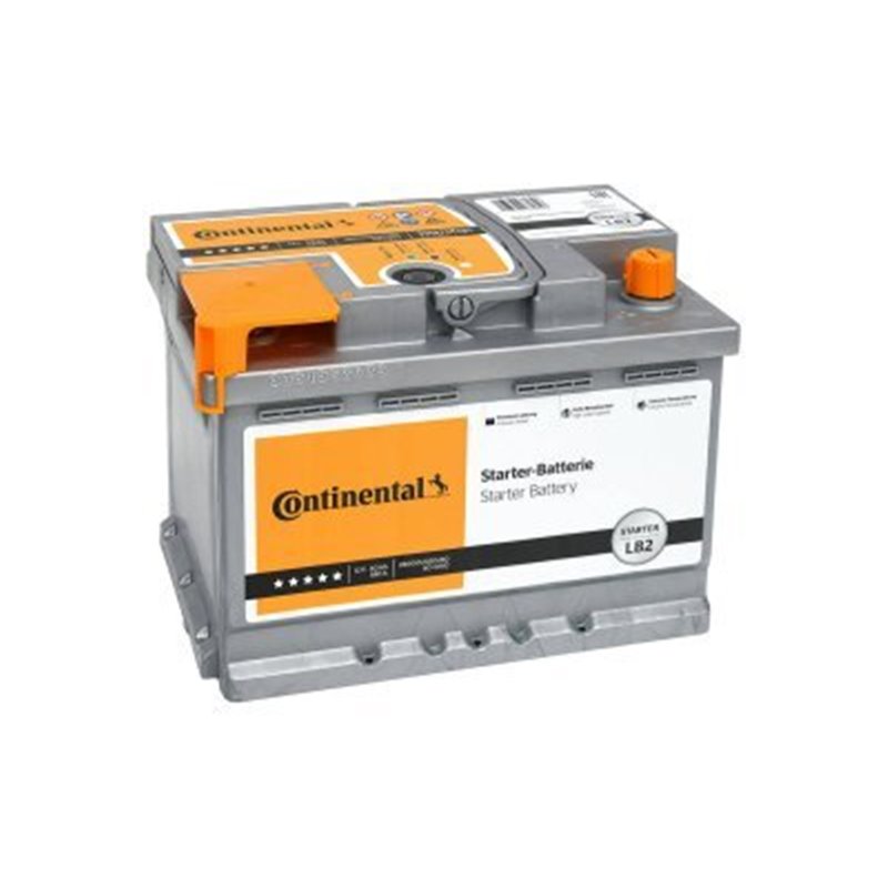 CONTINENTAL 60Ah autobatéria 12V LB2, 580A , 2800012020280