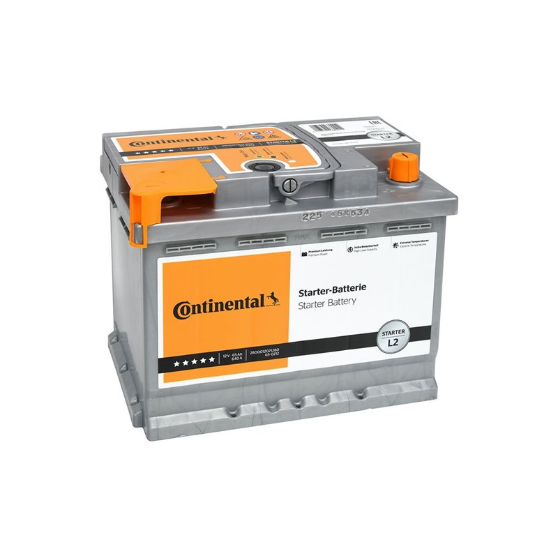 CONTINENTAL 65Ah autobatéria 12V L2, 640A , 2800012021280