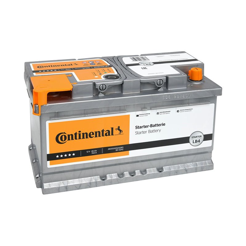 CONTINENTAL 85Ah autobatéria 12V LB4, 760A , 2800012024280