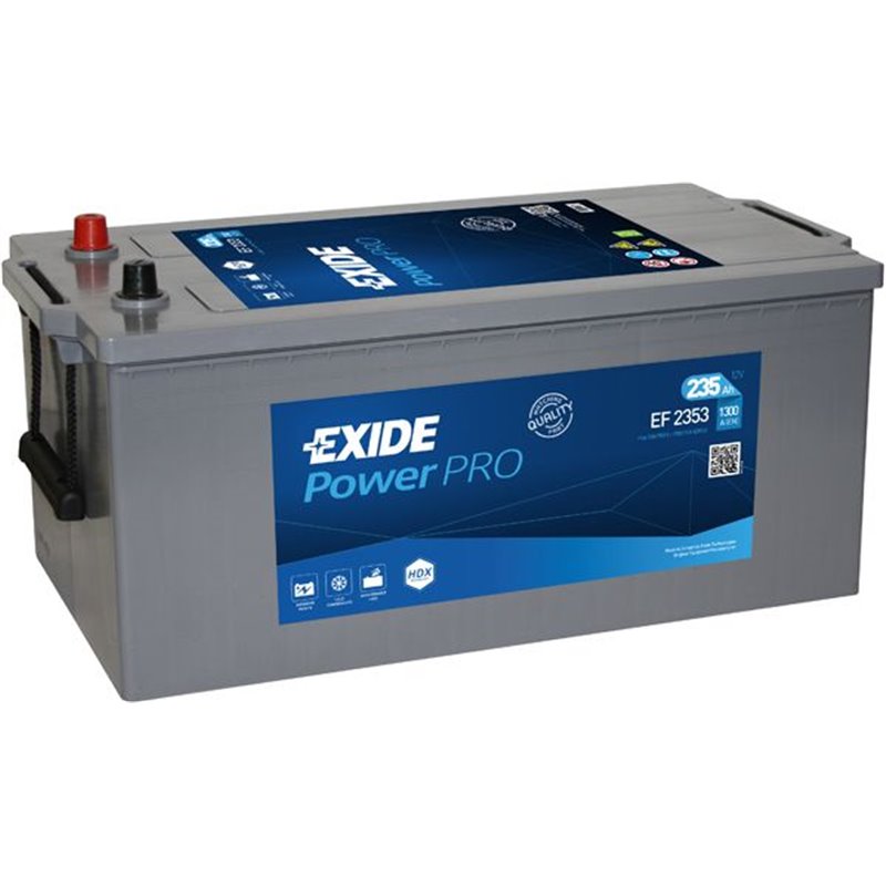 EXIDE autobatéria Power PRO 235Ah, 12V, EF2353