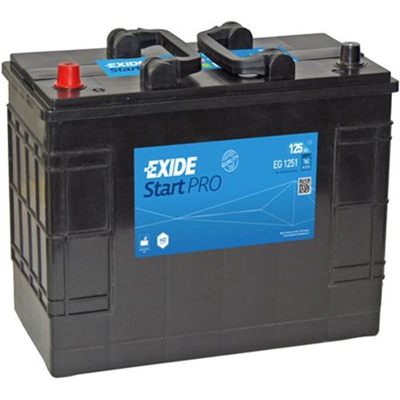 EXIDE Start PRO 125Ah, autobatéria 12V, 760A, ĽAVÁ !!! , EG1251