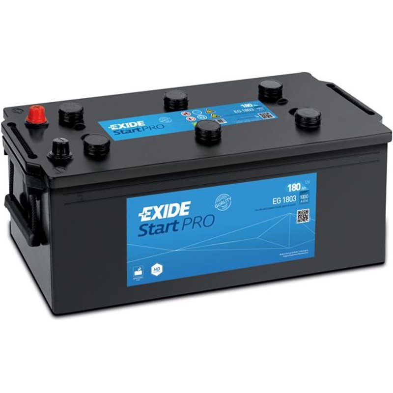 EXIDE Start PRO 180Ah, autobatéria 12V, 1000A , EG1803