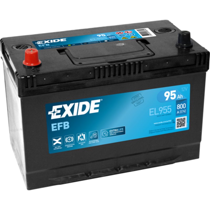 EXIDE EFB 95Ah, autobatéria Start-Stop12V , 800A , ĽAVÁ !!! EL955