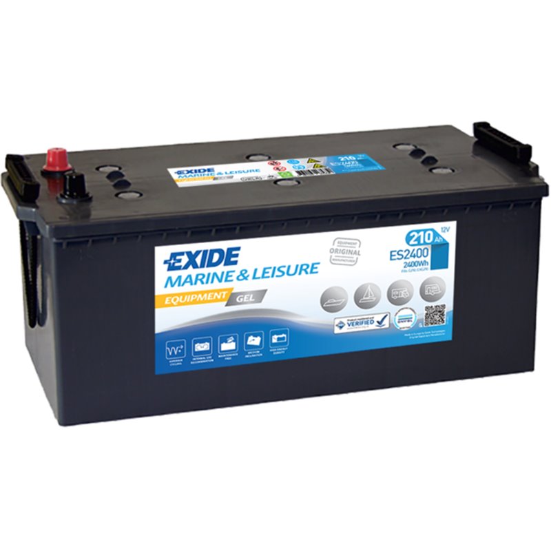 EXIDE EQUIPMENT GEL 210Ah, autobatéria 12V, 1030A , ES2400