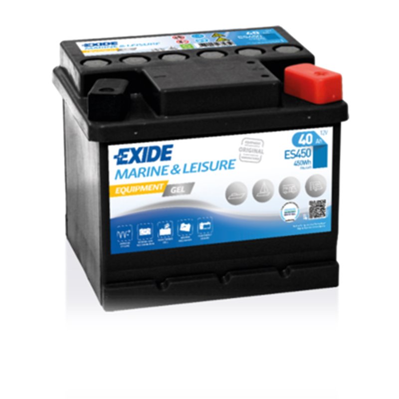 EXIDE EQUIPMENT GEL 40Ah autobatéria 12V, 280 A , ES450