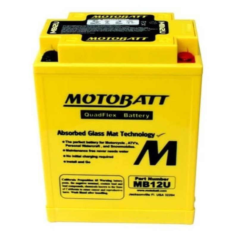 MotoBatt motobatéria 12V/ 15Ah (P+L) MB12U