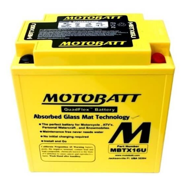 MotoBatt motobatéria 12V/ 19Ah (P+L) MBTX16U