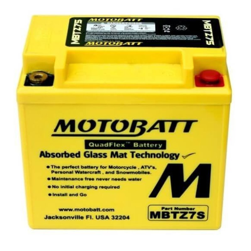 MotoBatt motobatéria 12V/ 6,5Ah (P) MBTZ7S