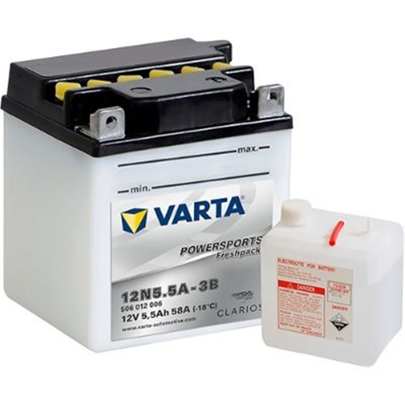 VARTA motobatéria 12V ,5,5 AH , 58A ,506012006I314