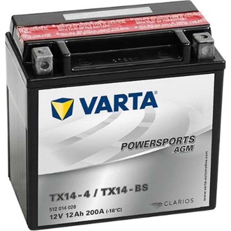 VARTA motobatéria 12V AGM, 12AH , 200A ,512014020I314