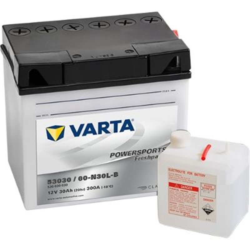 VARTA motobatéria 12V ,30AH , 300A ,530 030 030