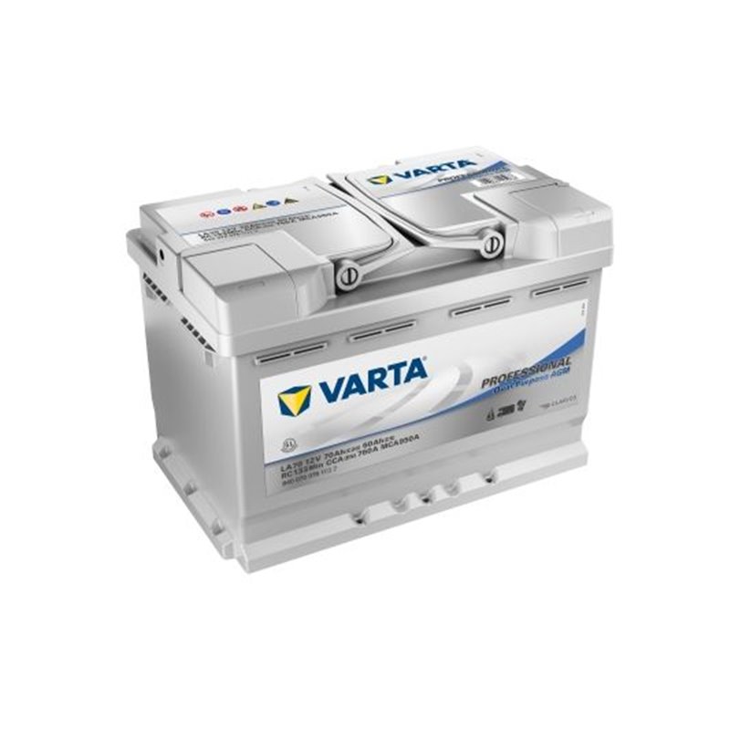 VARTA Professional Dual Purpose AGM 70Ah autobatéria 12V , 760A , 840 070 076