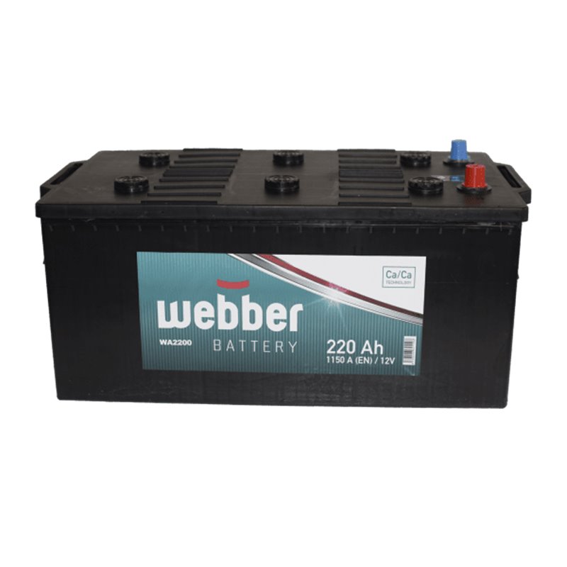 WEBBER Autobatéria 12V, 220Ah, 1150A, WA2200