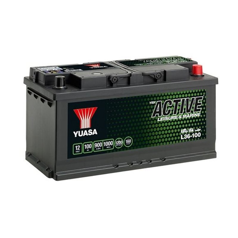 YUASA 100 Ah autobatéria 12V,900 A ,L36-100