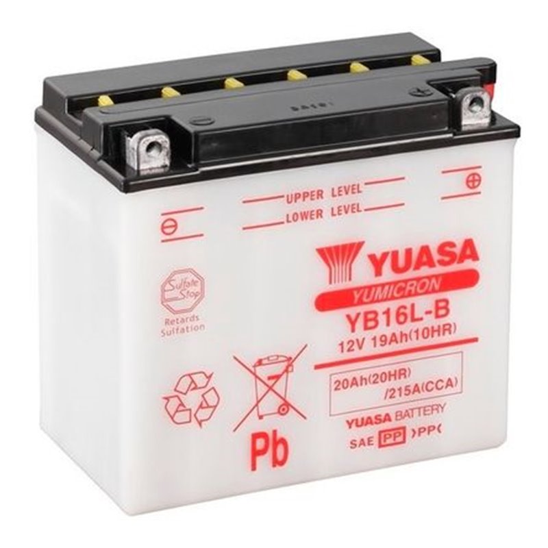 YUASA motobatéria 12V, 20 Ah, 215A, YB16L-B