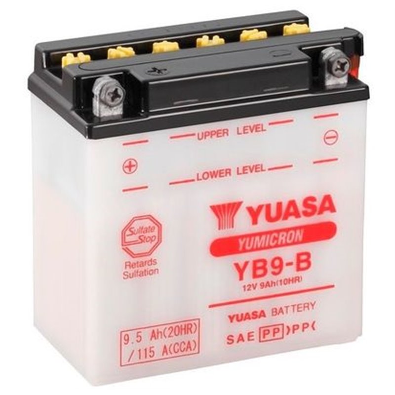 YUASA motobatéria 12V, 9,5 Ah, 115A, YB9-B