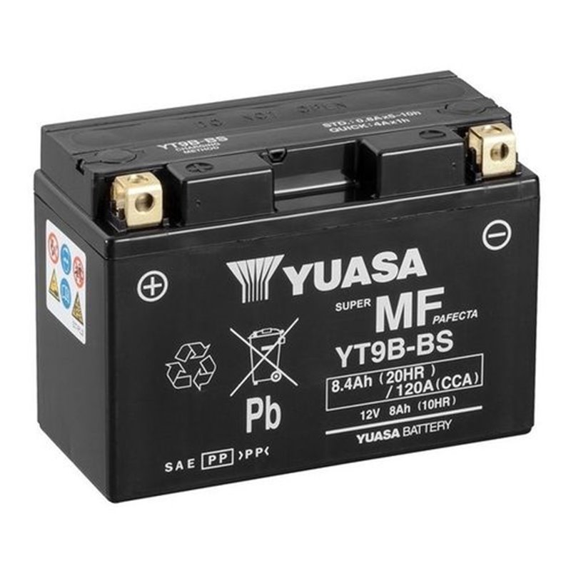 YUASA motobatéria 12V, 8,4 Ah, YT9B-BS