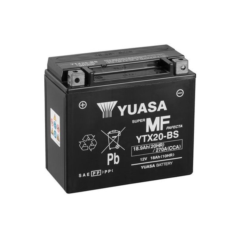 YUASA motobatéria 12V,18,9 Ah, 270A, YTX20-BS