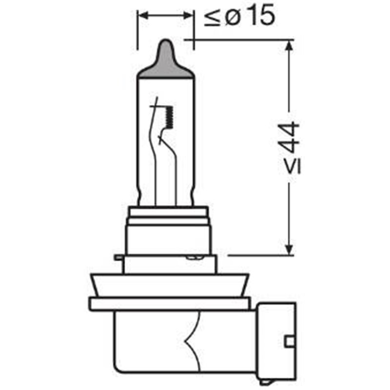 ams-OSRAM žiarovka pre hmlové svetlo 64211NB200-HCB