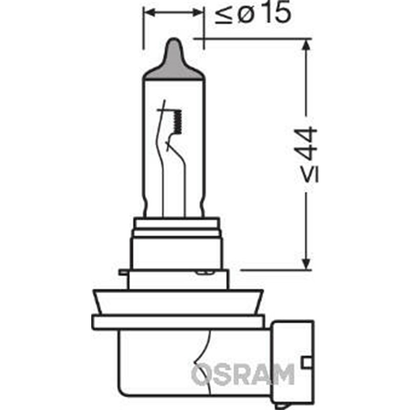 ams-OSRAM žiarovka pre hmlové svetlo 64211NBS