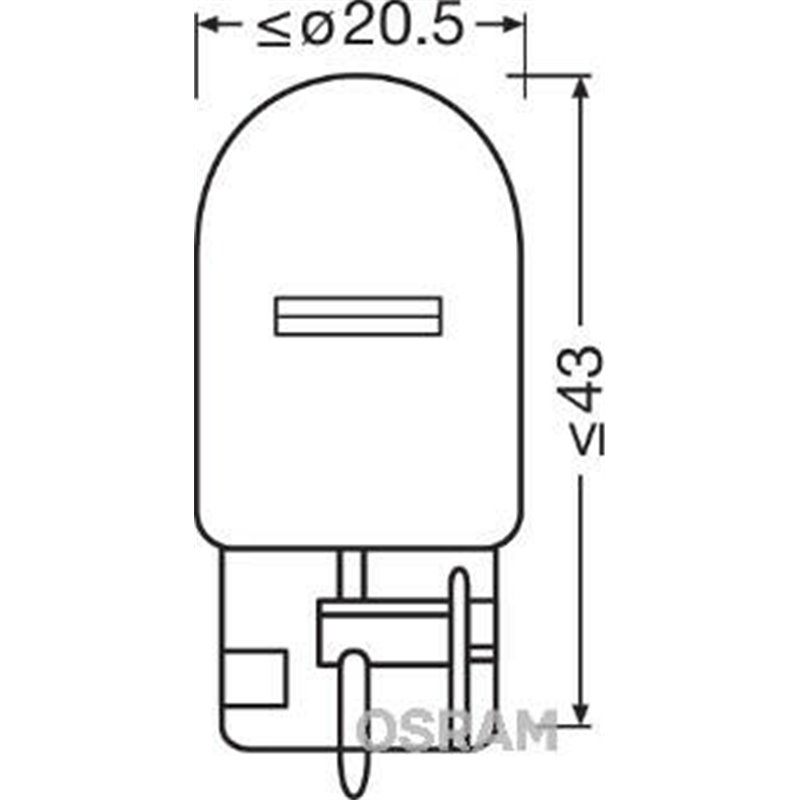 ams-OSRAM žiarovka, bzdové-/koncové svetlo 7505-02B