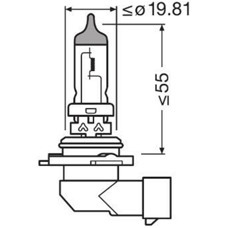 ams-OSRAM žiarovka pre hmlové svetlo 9006CBN-HCB