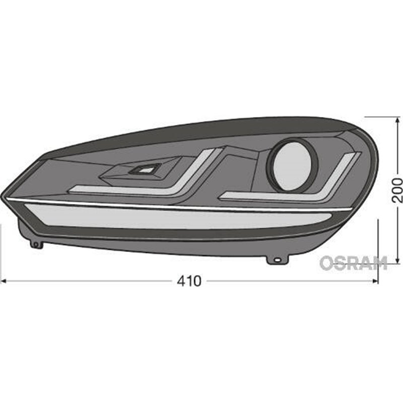 ams-OSRAM Sada hlavného svetlometu LEDHL102-GTI