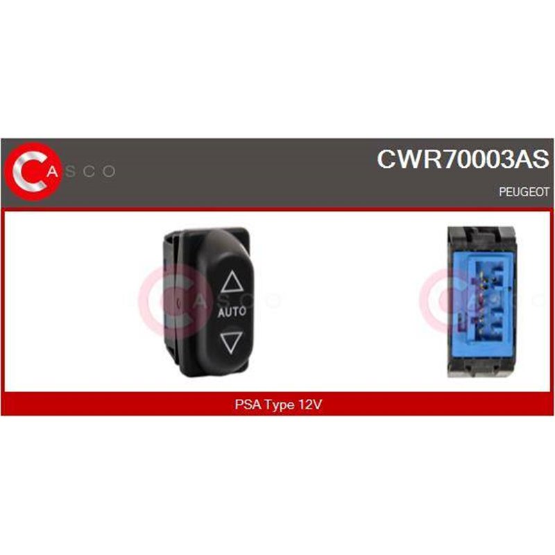 CASCO Spínač elektrického otvárania okien CWR70003AS
