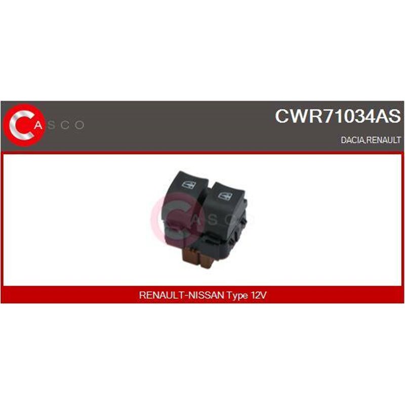CASCO Spínač elektrického otvárania okien CWR71034AS