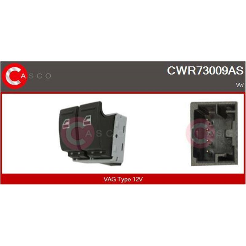 CASCO Spínač elektrického otvárania okien CWR73009AS
