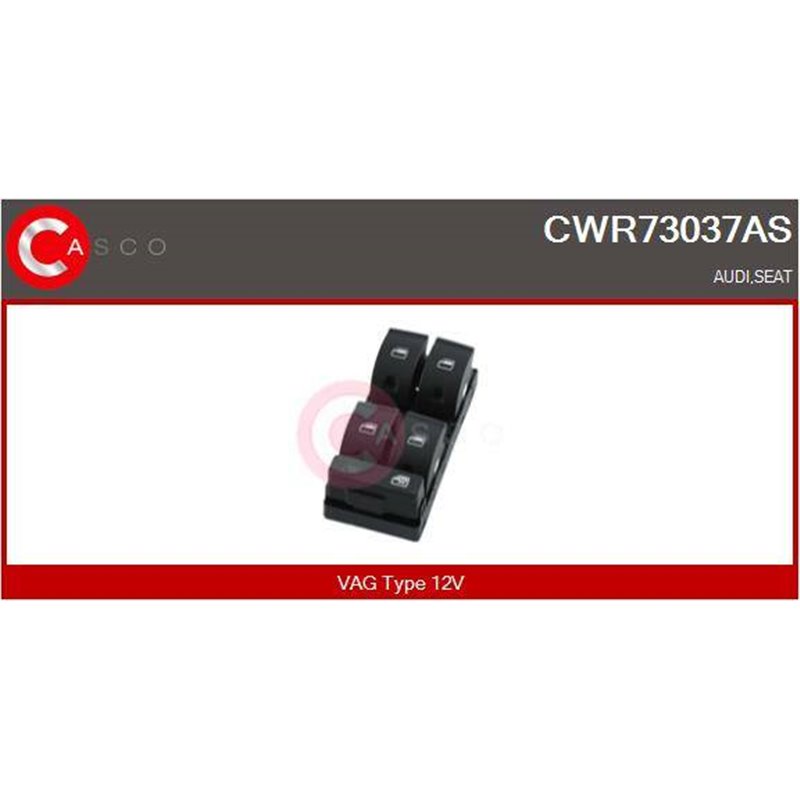 CASCO Spínač elektrického otvárania okien CWR73037AS