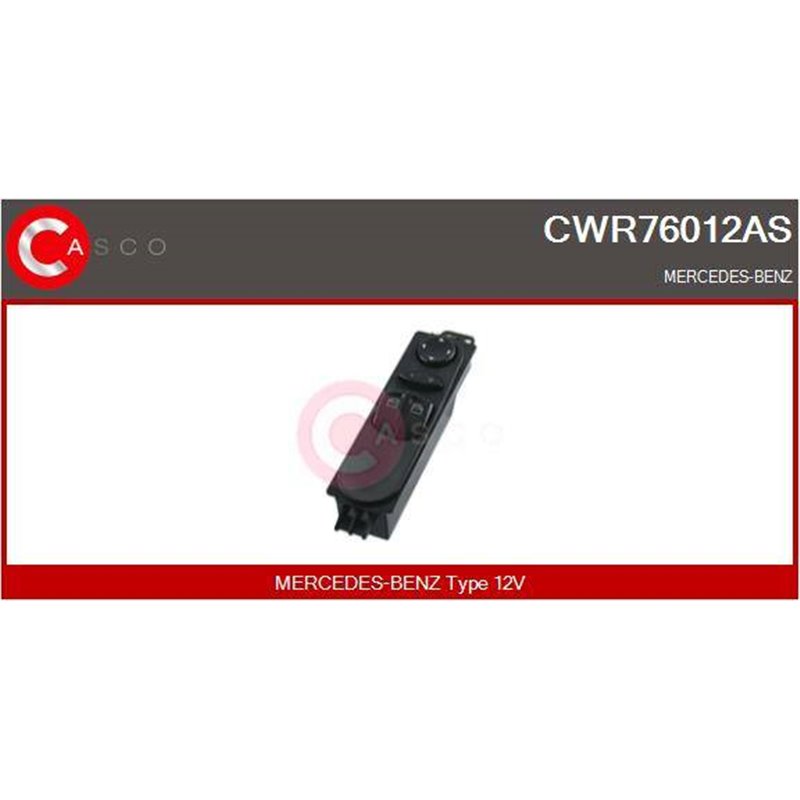 CASCO Spínač elektrického otvárania okien CWR76012AS