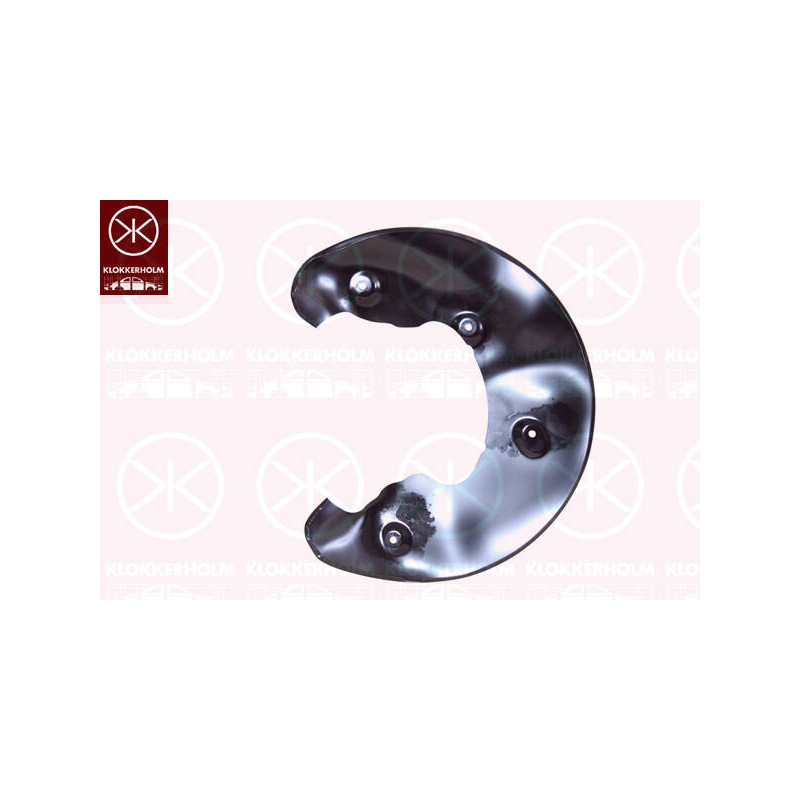 KLOKKERHOLM Ochranný plech proti rozstreku, Brzdový kotúč 0029378