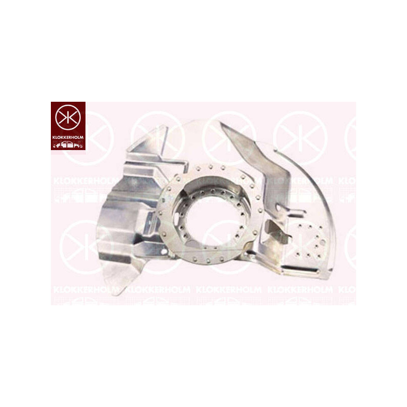 KLOKKERHOLM Ochranný plech proti rozstreku, Brzdový kotúč 0061377