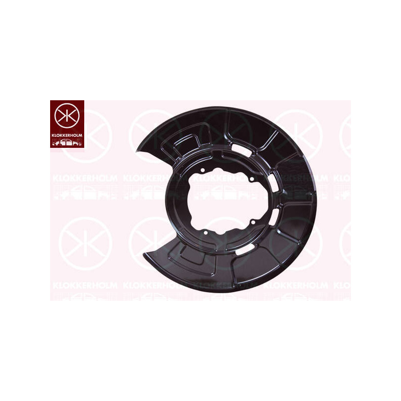 KLOKKERHOLM Ochranný plech proti rozstreku, Brzdový kotúč 0097870
