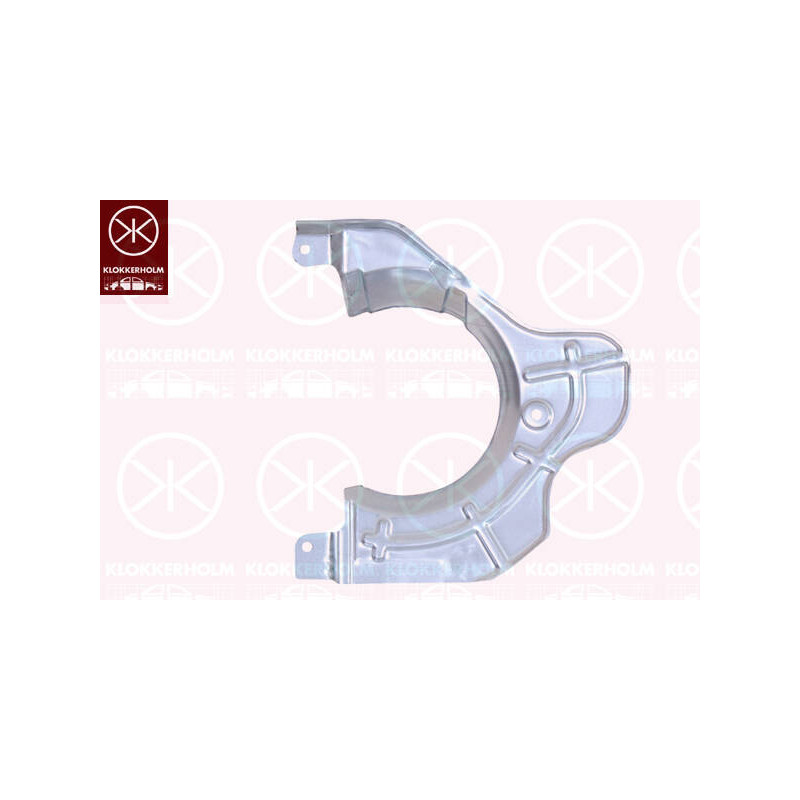 KLOKKERHOLM Ochranný plech proti rozstreku, Brzdový kotúč 2097378