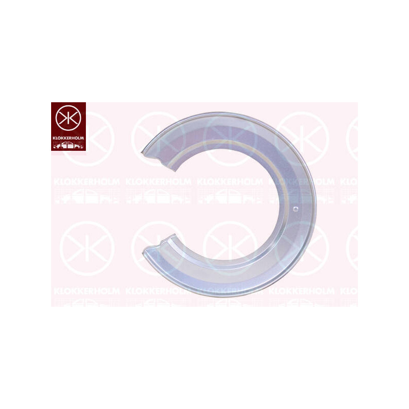 KLOKKERHOLM Ochranný plech proti rozstreku, Brzdový kotúč 2957870