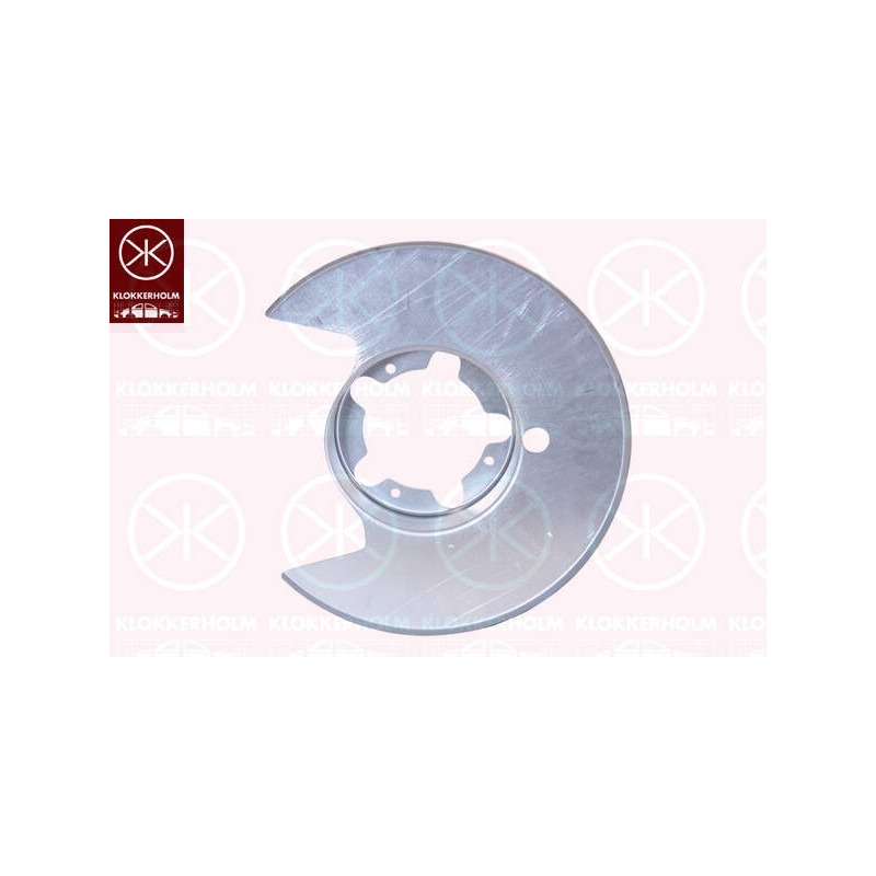 KLOKKERHOLM Ochranný plech proti rozstreku, Brzdový kotúč 3081879