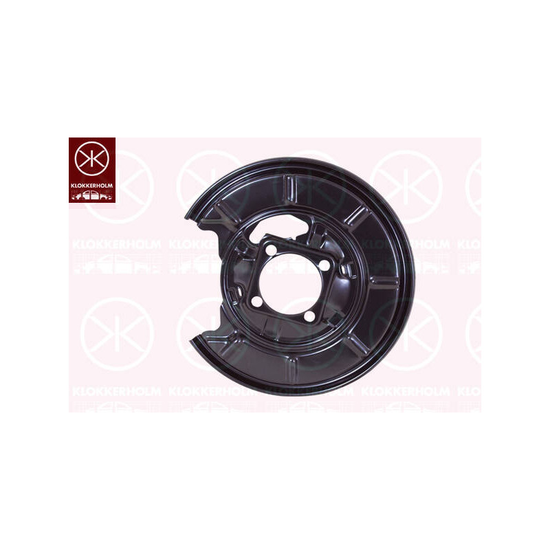 KLOKKERHOLM Ochranný plech proti rozstreku, Brzdový kotúč 3506878