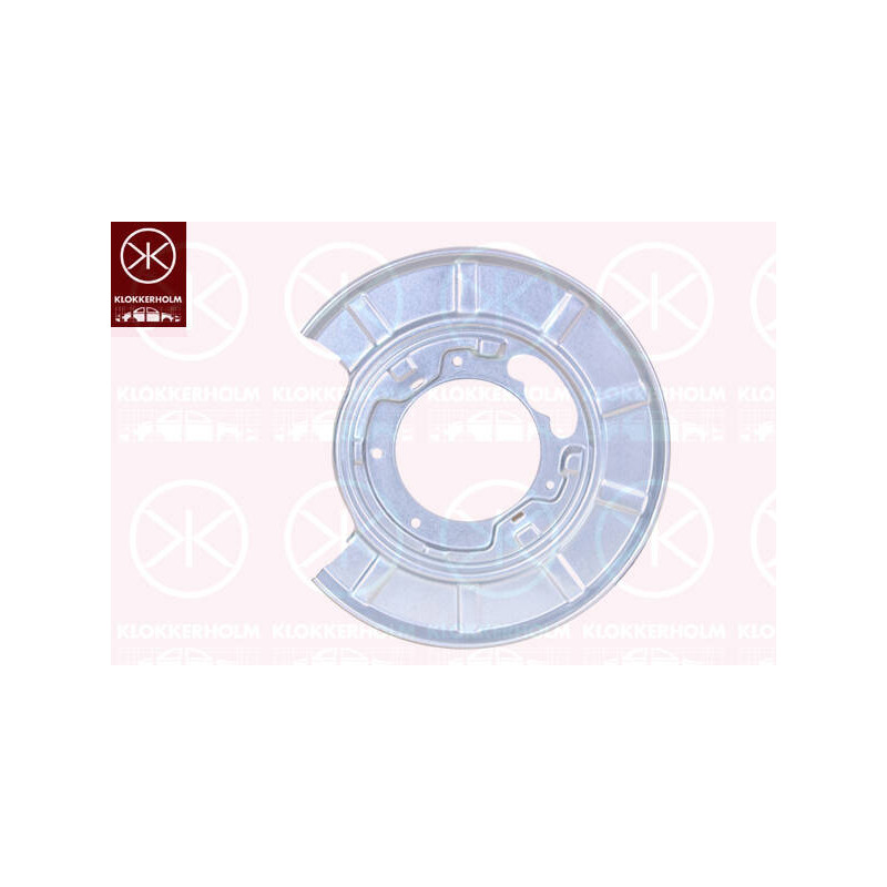 KLOKKERHOLM Ochranný plech proti rozstreku, Brzdový kotúč 3542878