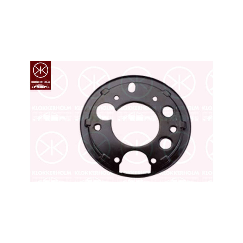 KLOKKERHOLM Ochranný plech proti rozstreku, Brzdový kotúč 3546875
