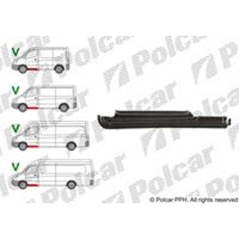 KLOKKERHOLM Nástupný plech 3547044